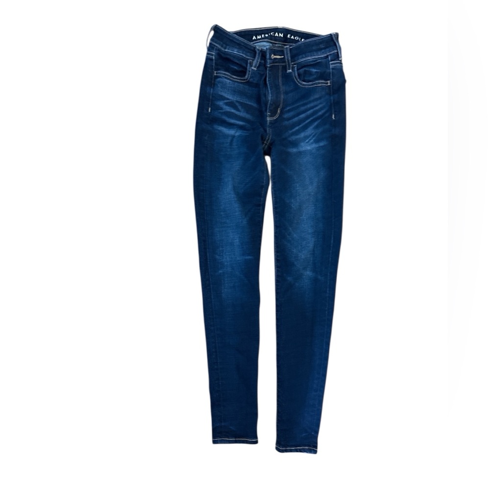 American Eagle Outfitters Dark Blue Skinny Jeans B